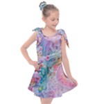 Cells Fluid Bubbles Kids  Tie Up Tunic Dress