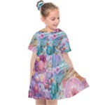 Cells Fluid Bubbles Kids  Sailor Dress