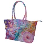 Cells Fluid Bubbles Canvas Shoulder Bag