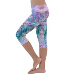 Kids  Lightweight Velour Capri Leggings  