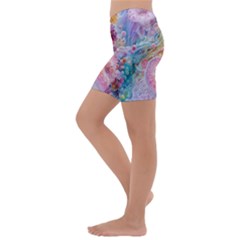 Kids  Lightweight Velour Capri Yoga Leggings 