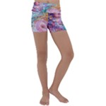 Cells Fluid Bubbles Kids  Lightweight Velour Yoga Shorts