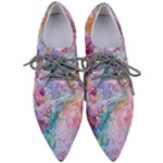 Cells Fluid Bubbles Pointed Oxford Shoes