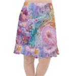 Cells Fluid Bubbles Fishtail Chiffon Skirt