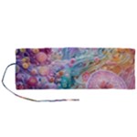 Cells Fluid Bubbles Roll Up Canvas Pencil Holder (M)