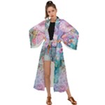 Cells Fluid Bubbles Maxi Kimono