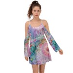 Cells Fluid Bubbles Boho Dress