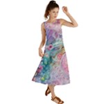 Cells Fluid Bubbles Summer Maxi Dress