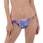 Cells Fluid Bubbles Ring Detail Bikini Bottoms