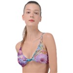 Cells Fluid Bubbles Knot Up Bikini Top