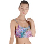 Cells Fluid Bubbles Layered Top Bikini Top 