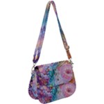 Cells Fluid Bubbles Saddle Handbag