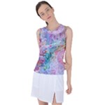 Cells Fluid Bubbles Women s Sleeveless Sports Top