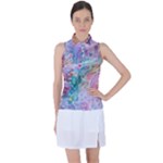 Cells Fluid Bubbles Women s Sleeveless Polo T-Shirt