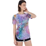 Cells Fluid Bubbles Perpetual Short Sleeve T-Shirt