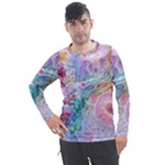 Cells Fluid Bubbles Men s Pique Long Sleeve T-Shirt