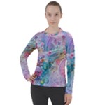 Cells Fluid Bubbles Women s Pique Long Sleeve T-Shirt