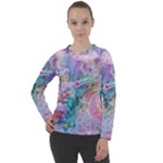 Cells Fluid Bubbles Women s Long Sleeve Raglan T-Shirt