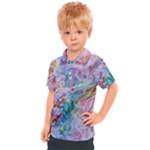 Cells Fluid Bubbles Kids  Polo T-Shirt