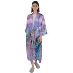 Maxi Satin Kimono 