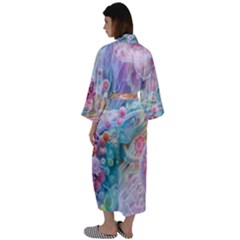 Maxi Satin Kimono 