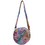 Cells Fluid Bubbles Crossbody Circle Bag