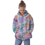 Cells Fluid Bubbles Kids  Oversized Hoodie