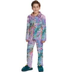 Kids  Long Sleeve Velvet Pajamas Set 