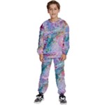 Cells Fluid Bubbles Kids  Sweatshirt set