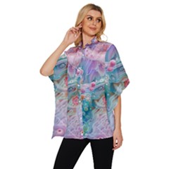 Women s Batwing Button Up Shirt 