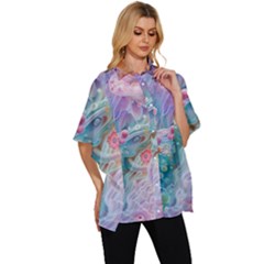 Women s Batwing Button Up Shirt 