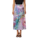 Cells Fluid Bubbles Classic Midi Chiffon Skirt