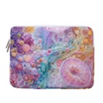 Cells Fluid Bubbles 13  Vertical Laptop Sleeve Case With Pocket