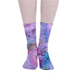 Cells Fluid Bubbles Smooth Crew Length Tube Socks