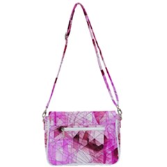 Shoulder Bag with Back Zipper 