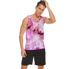 Men s Wide Collar Tank Top 