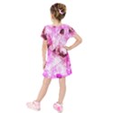 Kids  Short Sleeve Velvet Dress 