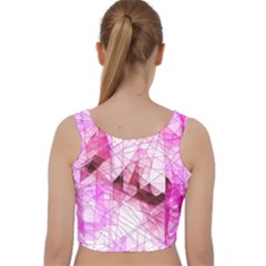 Velvet Racer Back Crop Top 