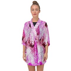 Half Sleeve Chiffon Kimono 