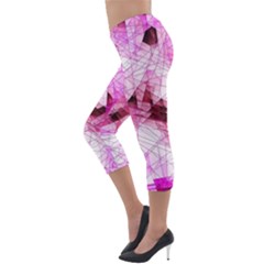 Lightweight Velour Capri Leggings  