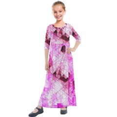 Kids  Quarter Sleeve Maxi Dress 