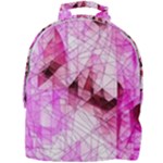 Pink Abstract Lineart Mini Full Print Backpack