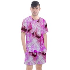 Men s Mesh T-Shirt and Shorts Set 