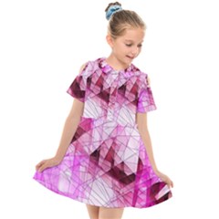 Kids  Short Sleeve Shirt Dress 