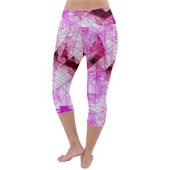 Lightweight Velour Capri Yoga Leggings 