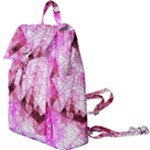 Pink Abstract Lineart Buckle Everyday Backpack