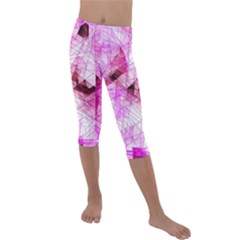 Kids  Lightweight Velour Capri Leggings  