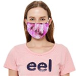 Pink Abstract Lineart Cloth Face Mask (Adult)