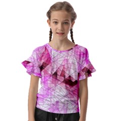 Kids  Cut Out Flutter Sleeves 