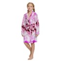 Kids  Long Sleeve Velvet Lounge Robe 